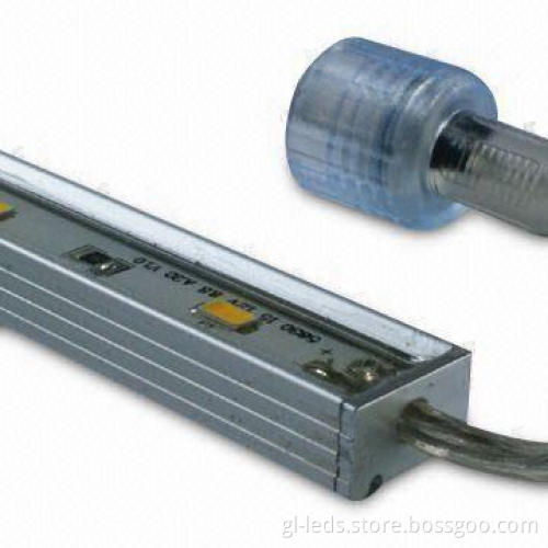 White Rigid LED Strip with 120° Beam Angle and 0.5 to 1.0m Length, Applicable to Cabinet Lights